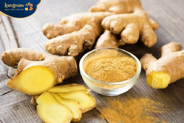 Gừng tươi trị sẹo lồi trên lưng