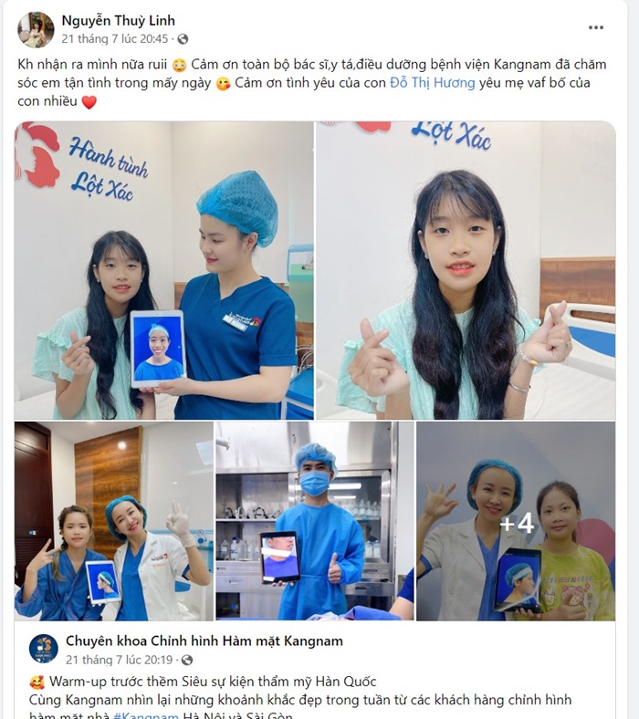 Bạn Nguyễn Thùy Linh tải bài viết lên trang cá nhân