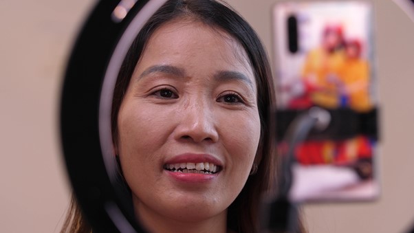 Hình ảnh thực tế nhan sắc 40 tuổi của Huy Ngọc