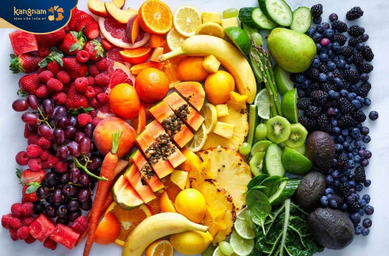 Bổ sung các thực phẩm, rau củ giàu vitamin