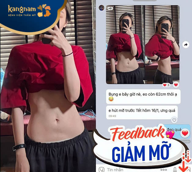 Bạn Ngọc Khánh vui mừng chia sẻ với điều dưỡng của Kangnam