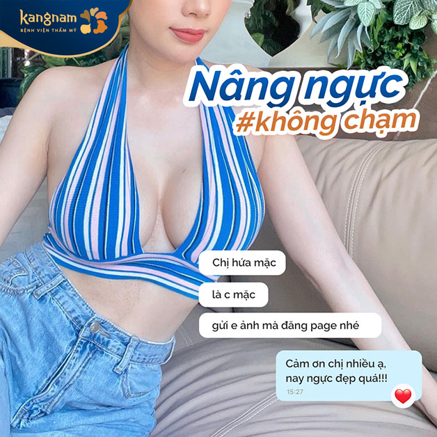 Khách hàng Lan Anh cho biết: "Mình cảm thấy tự tin khi diện những bộ đồ gợi cảm sau khi nâng ngực" 