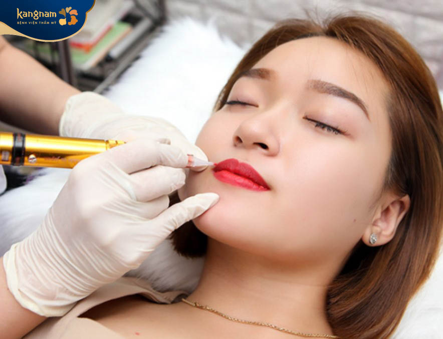 Phun môi Nano sử dụng đầu kim siêu nhỏ