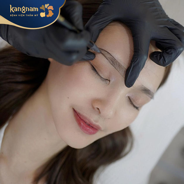 Quy trình phun xăm tại Viện thẩm mỹ Kangnam