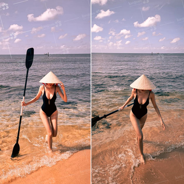 Diện bikini nóng bỏng, mạnh dạn khoe dáng nuột nà