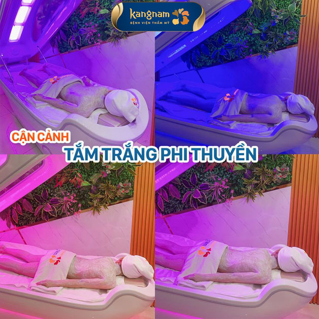 Ủ máy tắm trắng phi thuyền