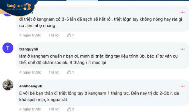 Một số đánh giá của khách hàng