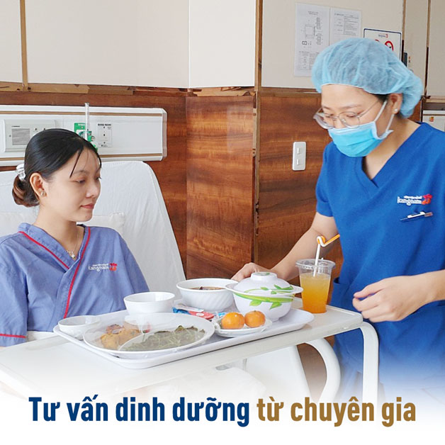 Chăm sóc hậu phẫu chu đáo, chuyên gia tư vấn dinh dưỡng tận tình