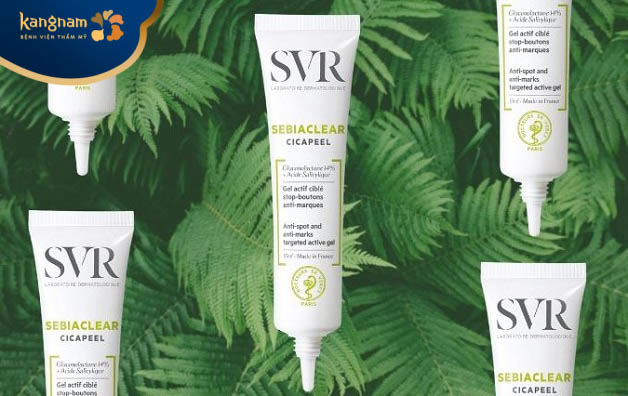 Sử dụng SVR Sebiaclear Cicapeel làm xẹp mụn