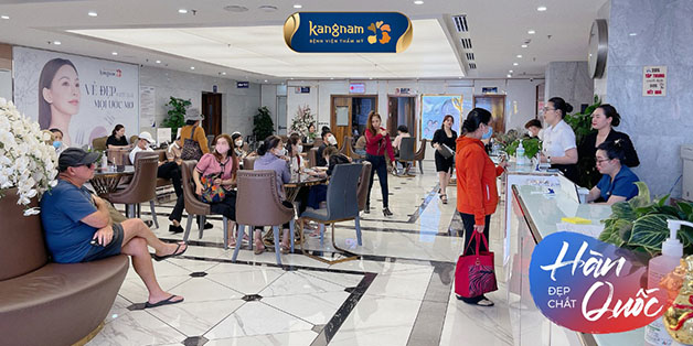 Cơ sở Kangnam tại Thanh Hóa luôn có lượng khách đông đảo đến làm đẹp