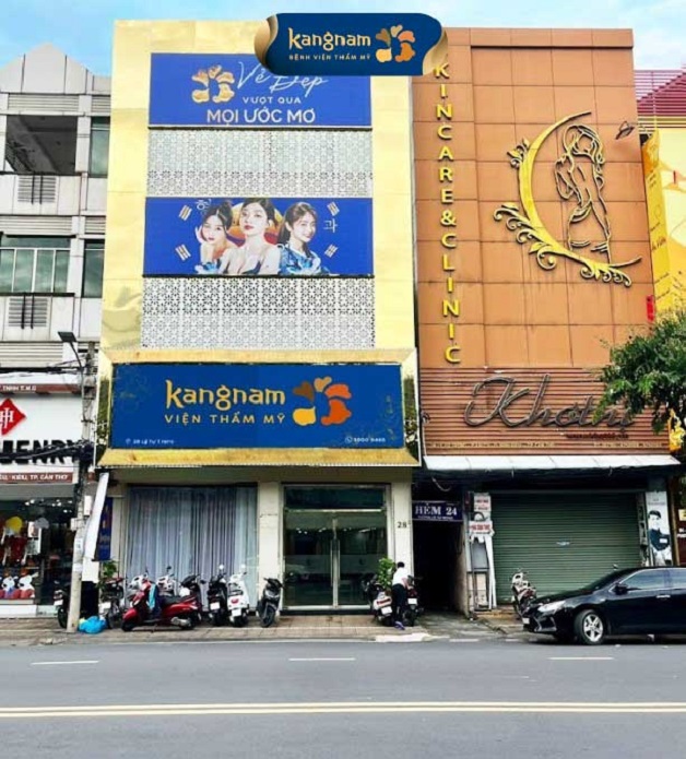 Viện thẩm mỹ Kangnam nằm tại 28 Đ. Lý Tự Trọng, An Cư, Ninh Kiều, Cần Thơ
