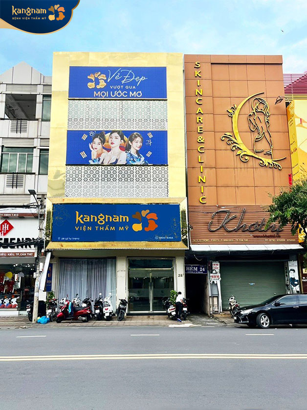 Cơ sở vật chất tại Kangnam Cần Thơ khang trang đáp ứng tiêu chuẩn của Sở Y tế