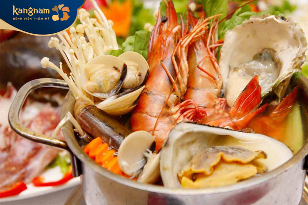 Kiêng hải sản sau khi tiêm filler