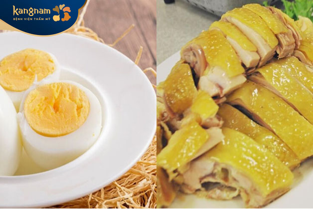 Thịt gà, trứng gà