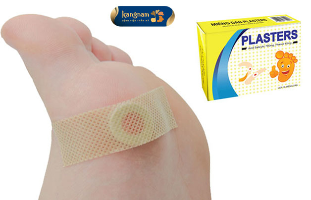 Miếng dán được dùng phổ biến để trị mụn cóc 