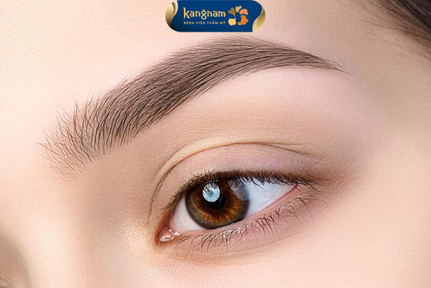 Sau khoảng 3 tuần, lông mày lên màu chuẩn đẹp và tự nhiên