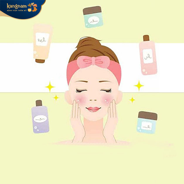 Tẩy da chết, xông mặt, đắp mặt nạ là những bước không thể thiếu khi chăm da