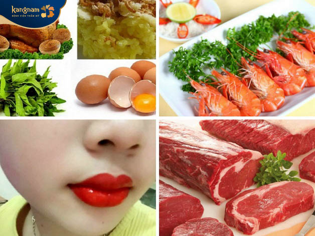 Kiêng các thực phẩm gây sưng tấy, mưng mủ sau phun môi