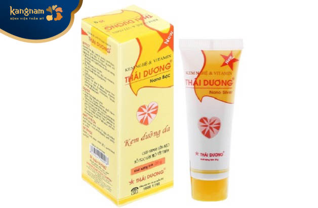 Sử dụng kem nghệ Thái Dương ngừa sẹo sau trị mụn thịt