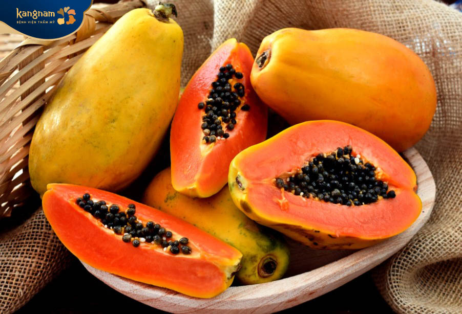 Đu đủ chứa enzyme giúp làm lành vết sẹo