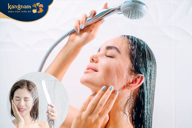 Tắm rửa sạch sẽ sau khi vận động