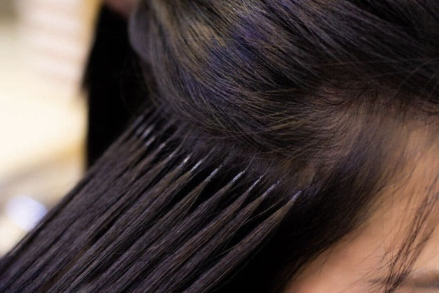 Có nhiều kỹ thuật nối tóc khác nhau với chi phí đa dạng