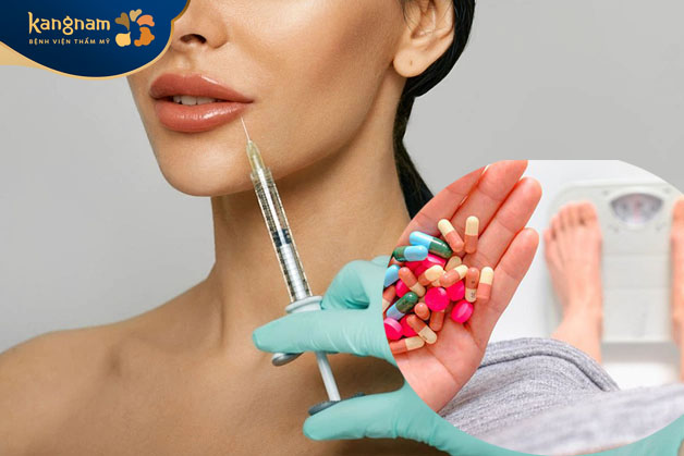 sau khi tiêm filler bạn tuyệt đối không nên uống các loại thuốc giảm cân