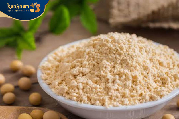 Bột đậu nành có isoflavone giúp làm mềm lông và ngăn chặn lông mọc lại