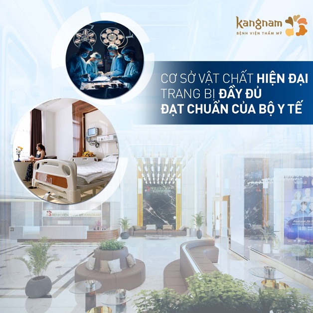 Cơ sở vật chất hiện đại, trang bị theo tiêu chuẩn của Bộ Y Tế 