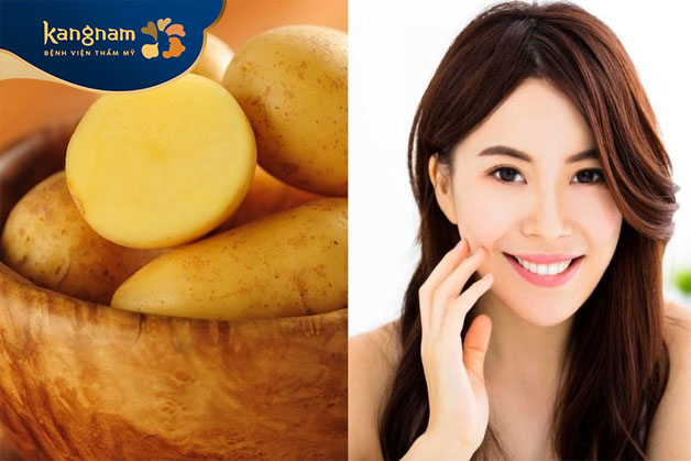Dùng khoai tây xóa sẹo, khôi phục da sáng mịn
