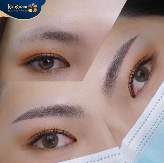 Thu Thảo sở hữu cặp chân mày sắc nét, tự nhiên