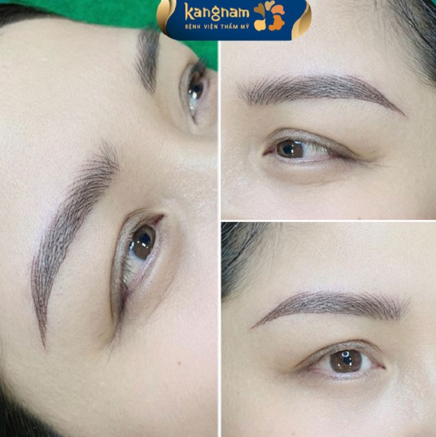 Bạn Lan Chi ưng ý với dáng lông mày mới