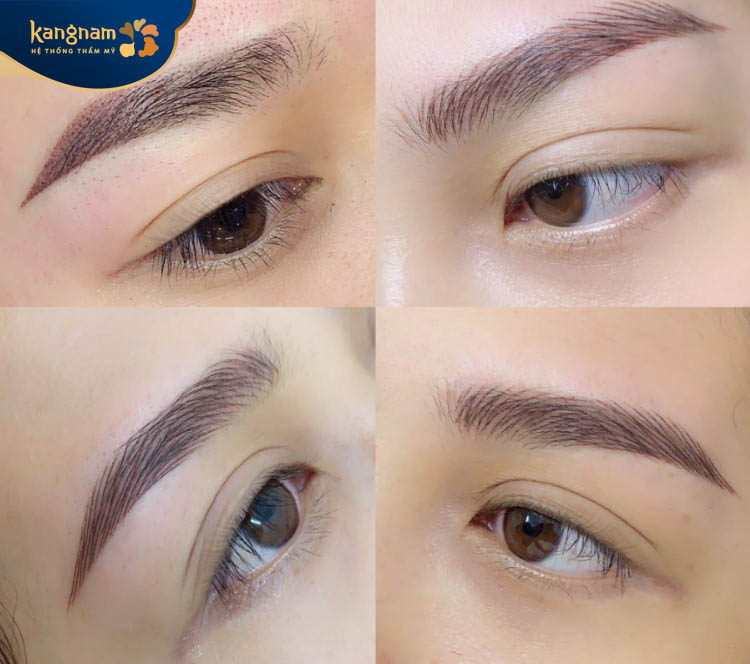 Dáng lông mày ngang sắc nét