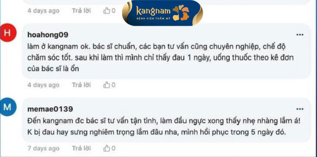 Review thu gọn đầu vú trên diễn đàn webtretho, cảm giác nhẹ nhàng không đau