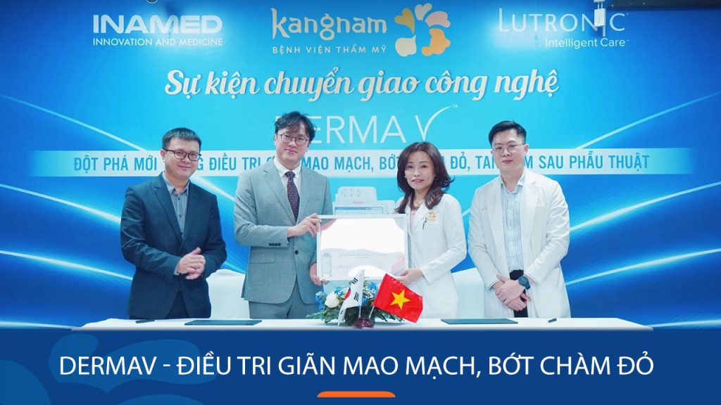 DermaV – “Đột phá” trong điều trị giãn mao mạch, bớt chàm đỏ