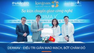 DermaV – “Đột phá” trong điều trị giãn mao mạch, bớt chàm đỏ