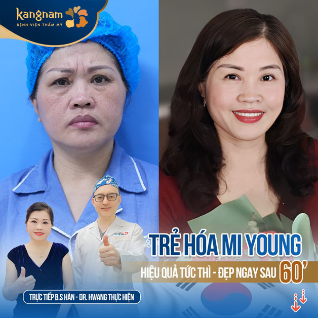 Trẻ hóa da Mi Young hiệu quả tức thì sau 60 phút