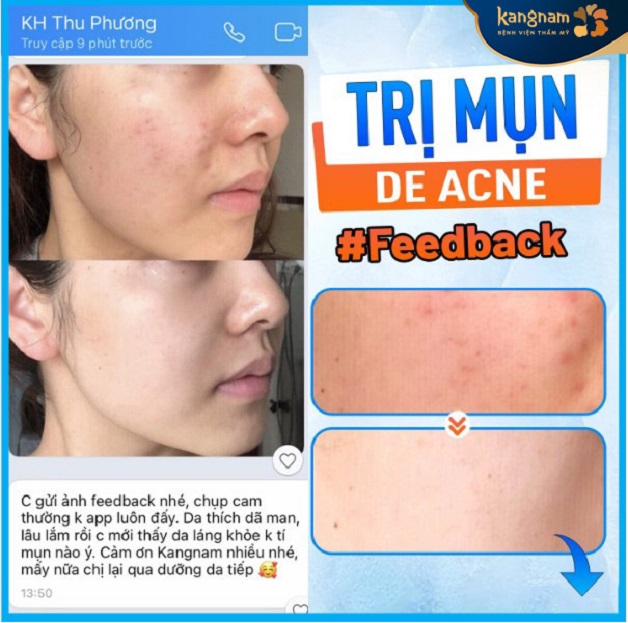 Khách hàng Thu Phương gửi feedback cho Kangnam