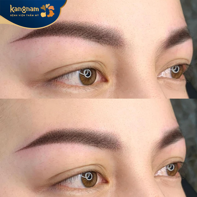 Dáng chân mày sắc nét, tạo điểm nhấn thu hút cho gương mặt