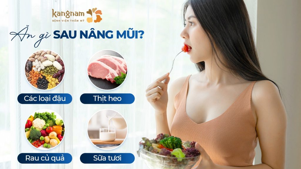 Ăn gì sau khi nâng mũi để hồi phục nhanh và an toàn?