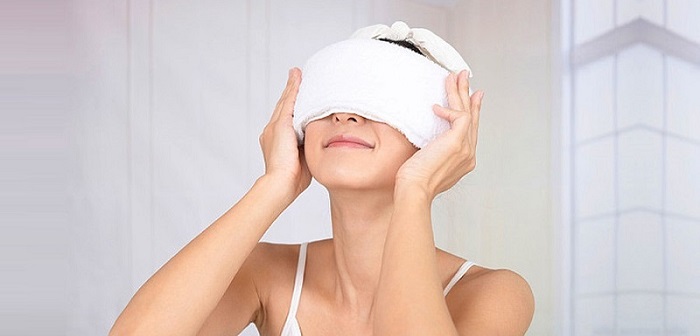 Chườm đá giúp giảm sưng hiệu quả