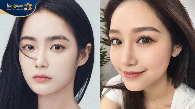 Nữ giới lông mày ngang có tính cách hiền dịu