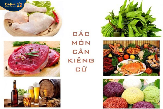 Nên kiêng cữ để đảm bảo quá trình phục hồi diễn ra thuận lợi