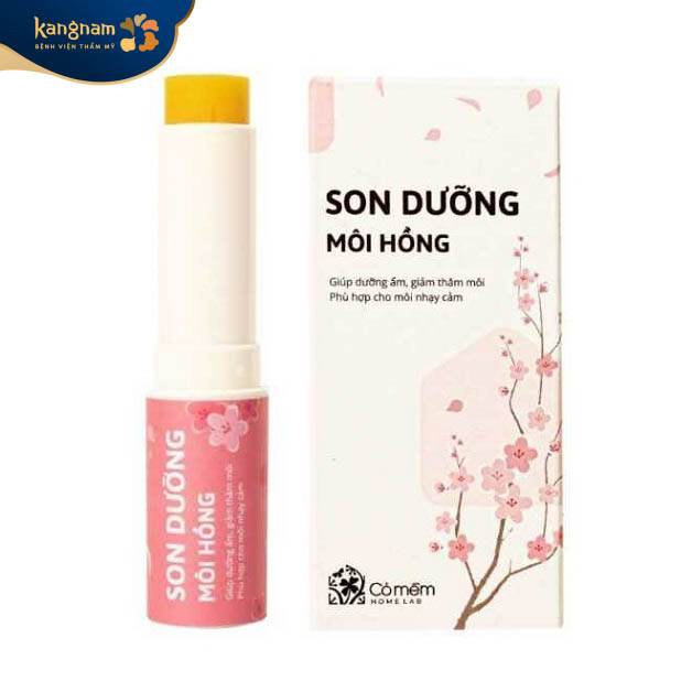 Son dưỡng môi cỏ hồng mềm với chiết xuất từ thiên nhiên