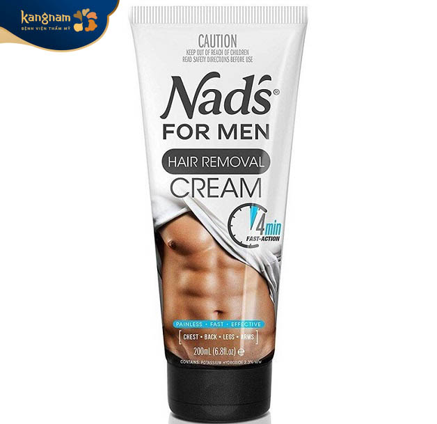 Kem tẩy lông dành cho nam giới