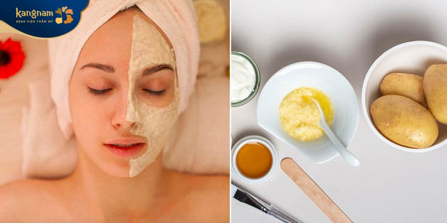 Kết hợp khoai tây và sữa làm mặt nạ dưỡng da