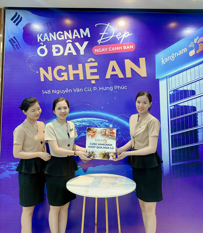 Kangnam Nghệ An thường xuyên tham gia các công tác xã hội của tỉnh thành