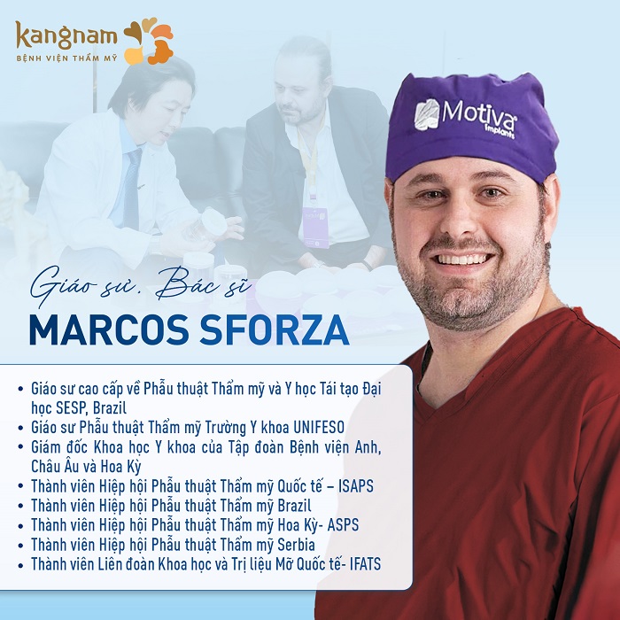 Profile “khủng” của chuyên gia thẩm mỹ Marcos Sforza