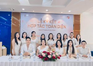 Lễ ký kết hợp tác toàn diện giữa Kangnam Nghệ An và thương hiệu mỹ phẩm Nhật Bản BYC