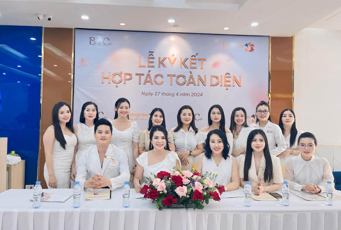 Kangnam Nghệ An ký kết hợp tác toàn diện với thương hiệu mỹ phẩm Nhật Bản BYC